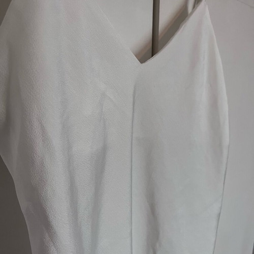 Λευκό τοπάκι σαν καινούργιο, one size με ρυθμιζόμενες τιράντες