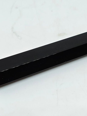 Black Obsidian Hexagonal Crystal Reiki Generator 7.5cm like new