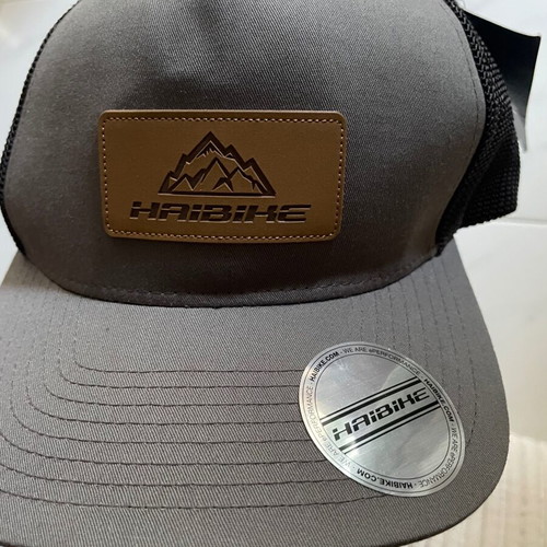 Haibike men's hat new, size S/M, dark grey/black