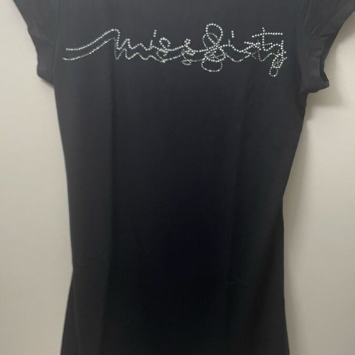 Miss Sixty blouse size M like new, black with silver