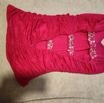 Strapless top used, size M, pink