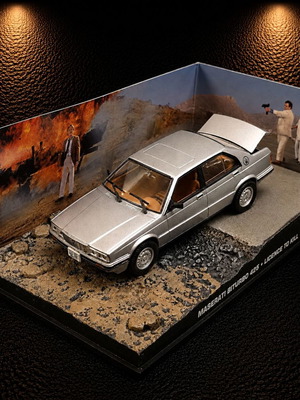 Maserati Biturbo 425 Licence To Kill James Bond Collection die-cast model like new
