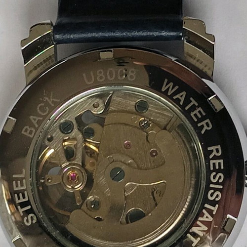 Winner skeleton watch new unisex with silver strap
