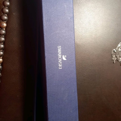 Swarovski box like new, blue, 22 cm
