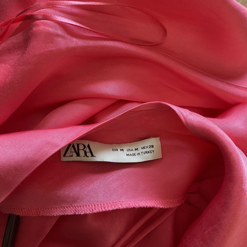 Zara satin dress, pink, size M