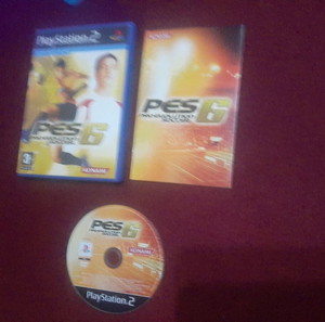 Sony playstation 2 ( ps2 ) PES 6 Pro evolution soccer 6 πληρες με Manual
