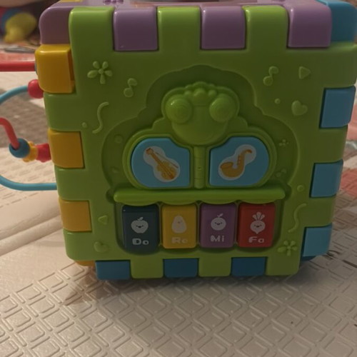 Educational toy 18-36 months like new with music and piano