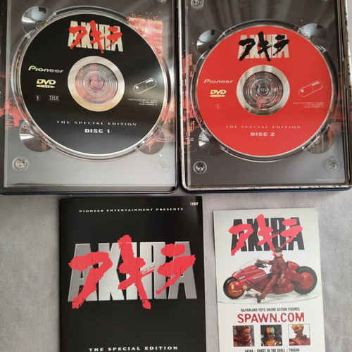 Akira Limited Special Edition Tin DVD used, action sci-fi animation