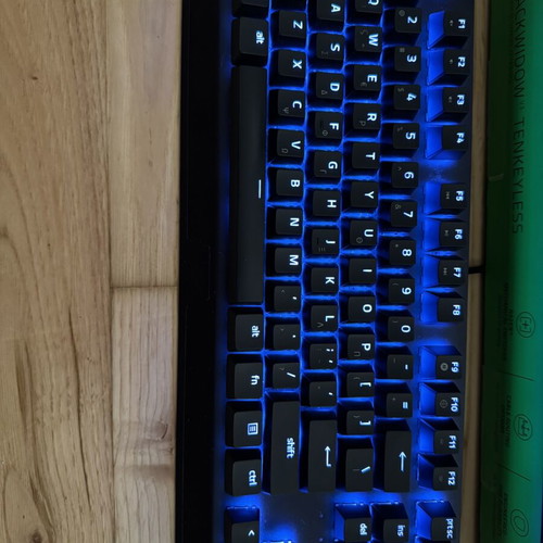 Razer Blackwidow V3 TKL mechanical keyboard with green switches