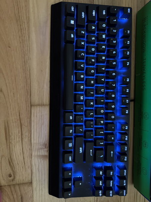 Razer Blackwidow V3 TKL mechanical keyboard with green switches