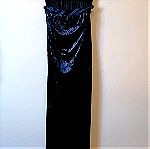  γυναικείο μακρύ φόρεμα με ζώνη