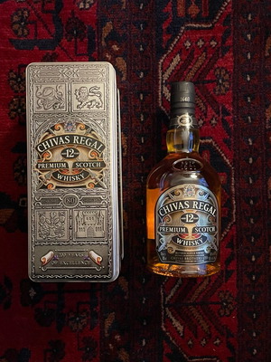 Chivas Regal 12 years sealed in collectible tin box new