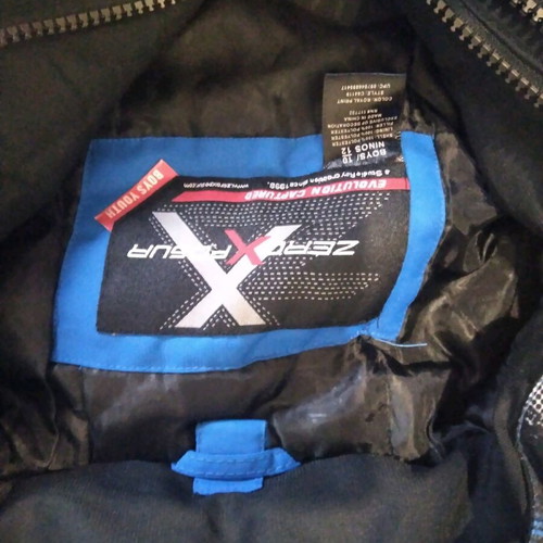 Zero X Posur kids jacket like new, 10/12 years, blue multicolor