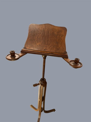 Ecclesiastical Victorian Music Stand used, 19th century solid wood