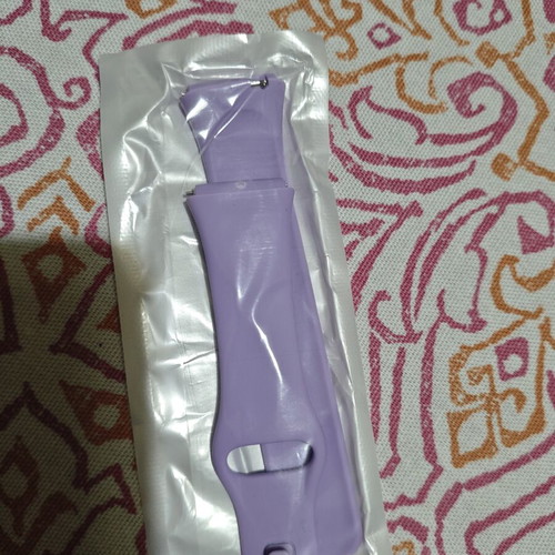 Purple silicone strap compatible with Xiaomi Redmi Watch 3 Active, sealed