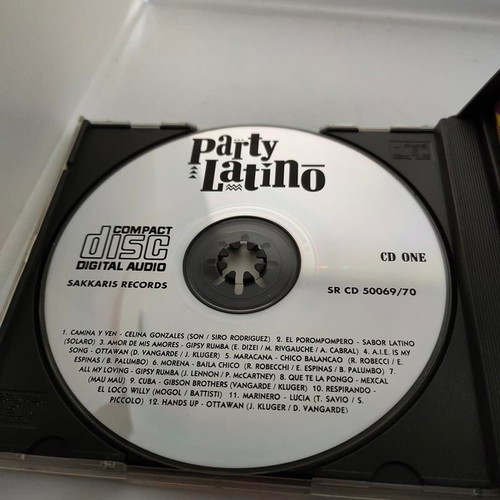 Party Latino double CD like new, Sakkaris Records 1993