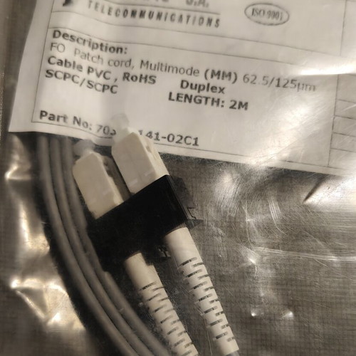 Central 2m Optical Fiber Patch Cord multimode LC to SC new
