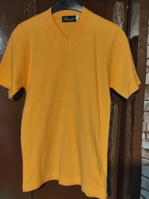Benit men's V-neck T-shirt like new, yellow