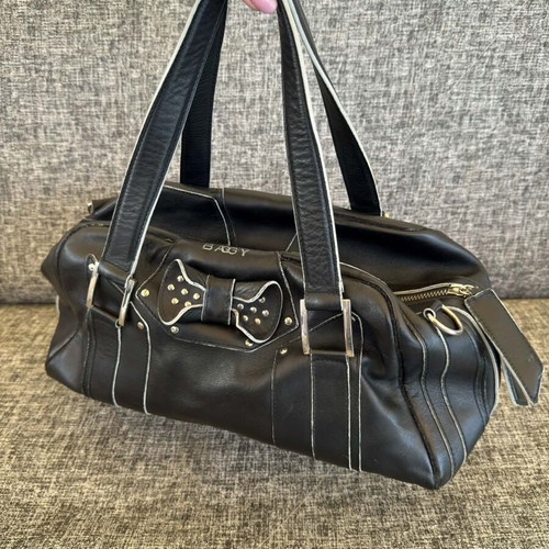 Gaspard Yurkievich leather handbag used, black