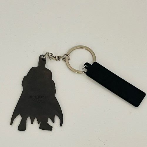 DC Batman Keychain unused, black and white