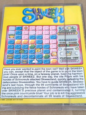 Skweek (US Gold) (Atari ST) like new