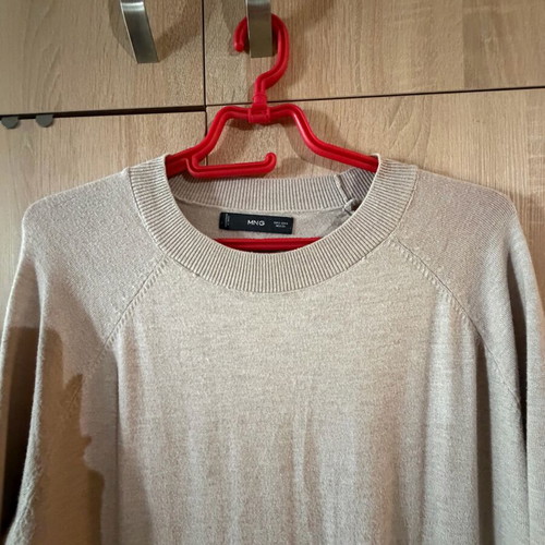 Mango dress like new, fine wool, beige