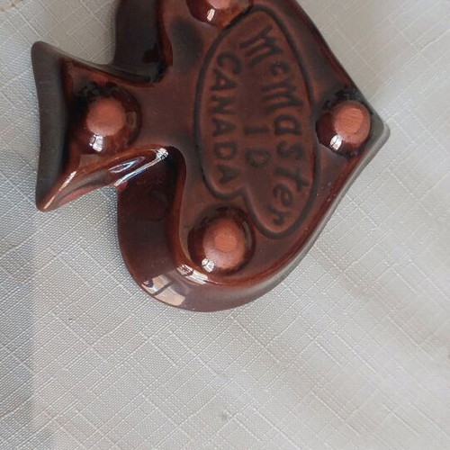 Decorative red clay items like new, Canada 1950s-60s