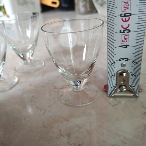 Set of 3 vintage rakia glasses like new