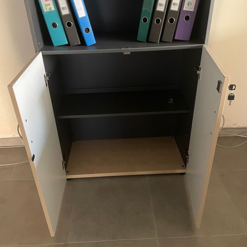 Office bookcases used, melamine material