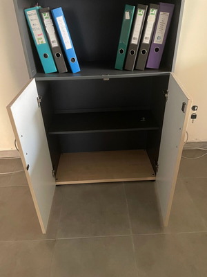Office bookcases used, melamine material