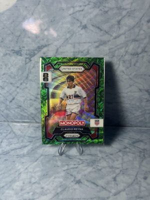 Claudio Reyna 2026 Panini Prizm Monopoly Green Wave FIFA World Cup sticker #49