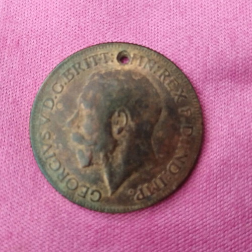 George V replica coin used
