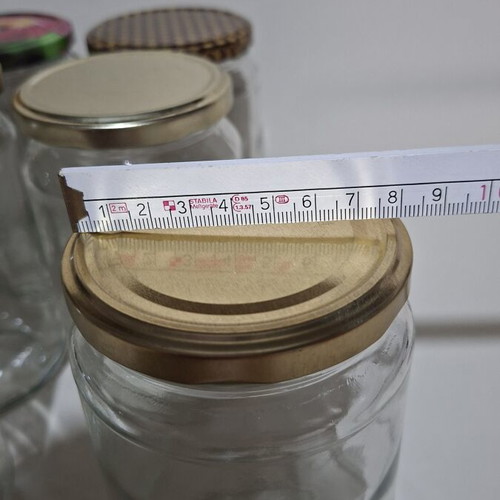 Glass Food Storage Jars pack of 9 like new