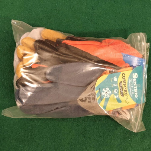 Set of 4 pairs of work and garden gloves, new, Sentrio & Working Gloves