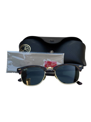 Ray-Ban Clubmaster γυαλιά ηλίου σε άριστη κατάσταση, καφέ και χρυσά