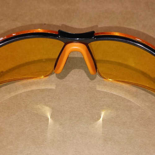 Work glasses yellow color new