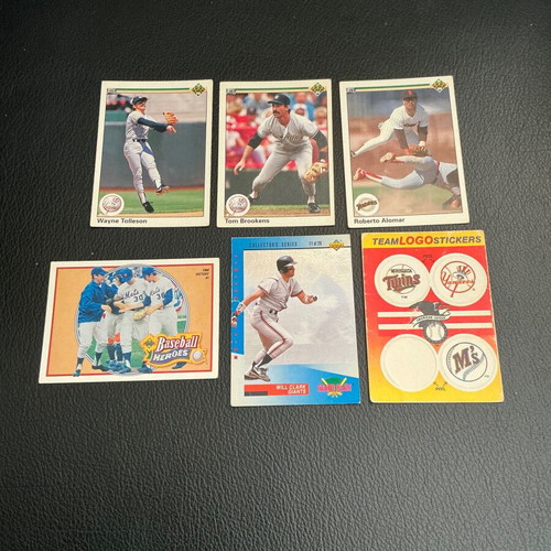 Baseball Cards used, authentic