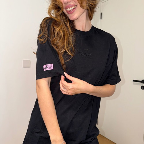 ASOS black t-shirt like new with small detail, size M