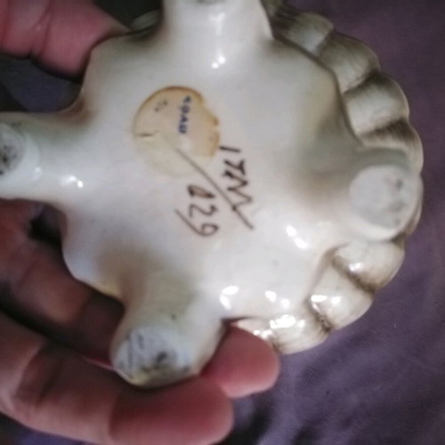 Collectible Italian vase used with detailed ceramic craftsmanship