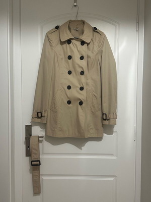 Stradivarius trench coat like new, beige, size L