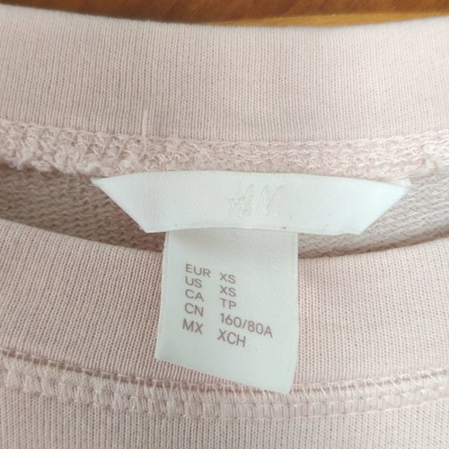 H&M Pink Long Sleeve Shirt Used XS