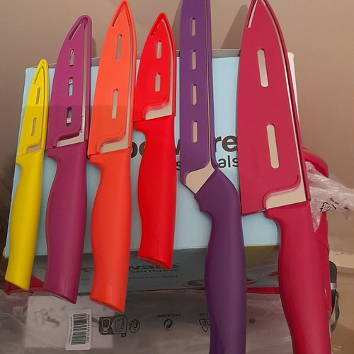 Set of 6 kitchen knives essential, new