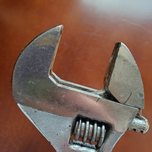 Pastorino adjustable wrench used 250mm vintage, Chrome Vanadium