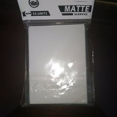 Matte protective sleeves standard size 50 pieces new