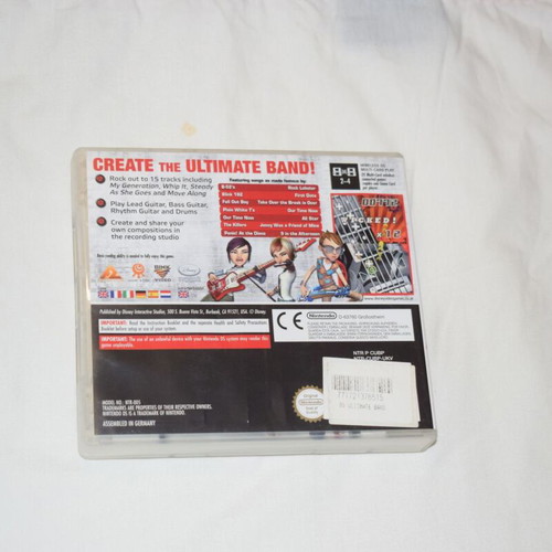 Ultimate Band Nintendo DS game used, original box and booklet