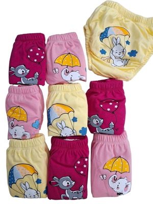 Educational Baby Training Pants 3-Pack New, Various Colors