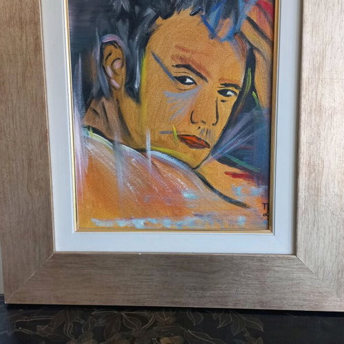 Signed oil painting artwork like new