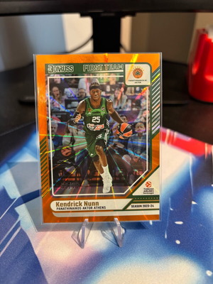 Kendrick Nunn Orange Laser Card 2024-25 Panini Donruss EuroLeague like new