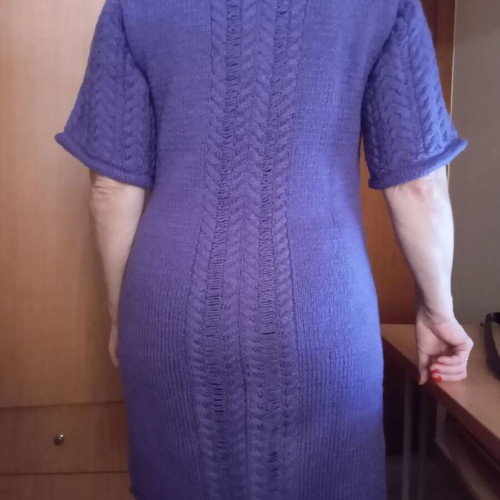 Handmade dress used, purple