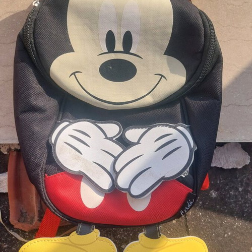 Mickey small bag for daycare or walk in good condition